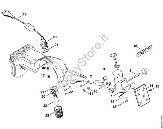 Ripassatore diamantato, lampadina USG USG brand Stihl